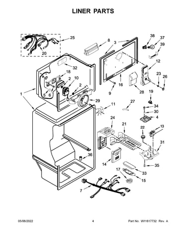 Liner parts