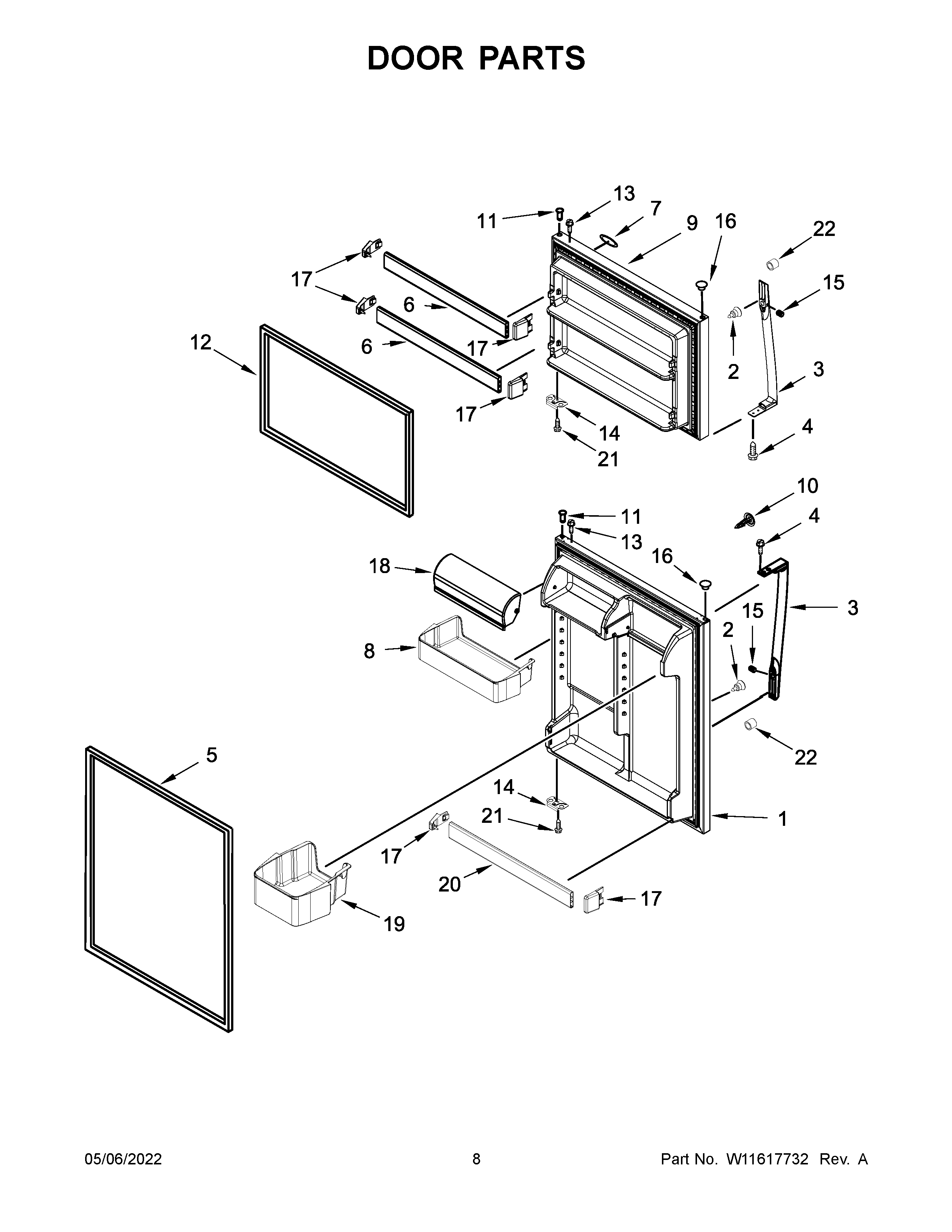 Door parts