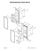 Refrigerator door parts