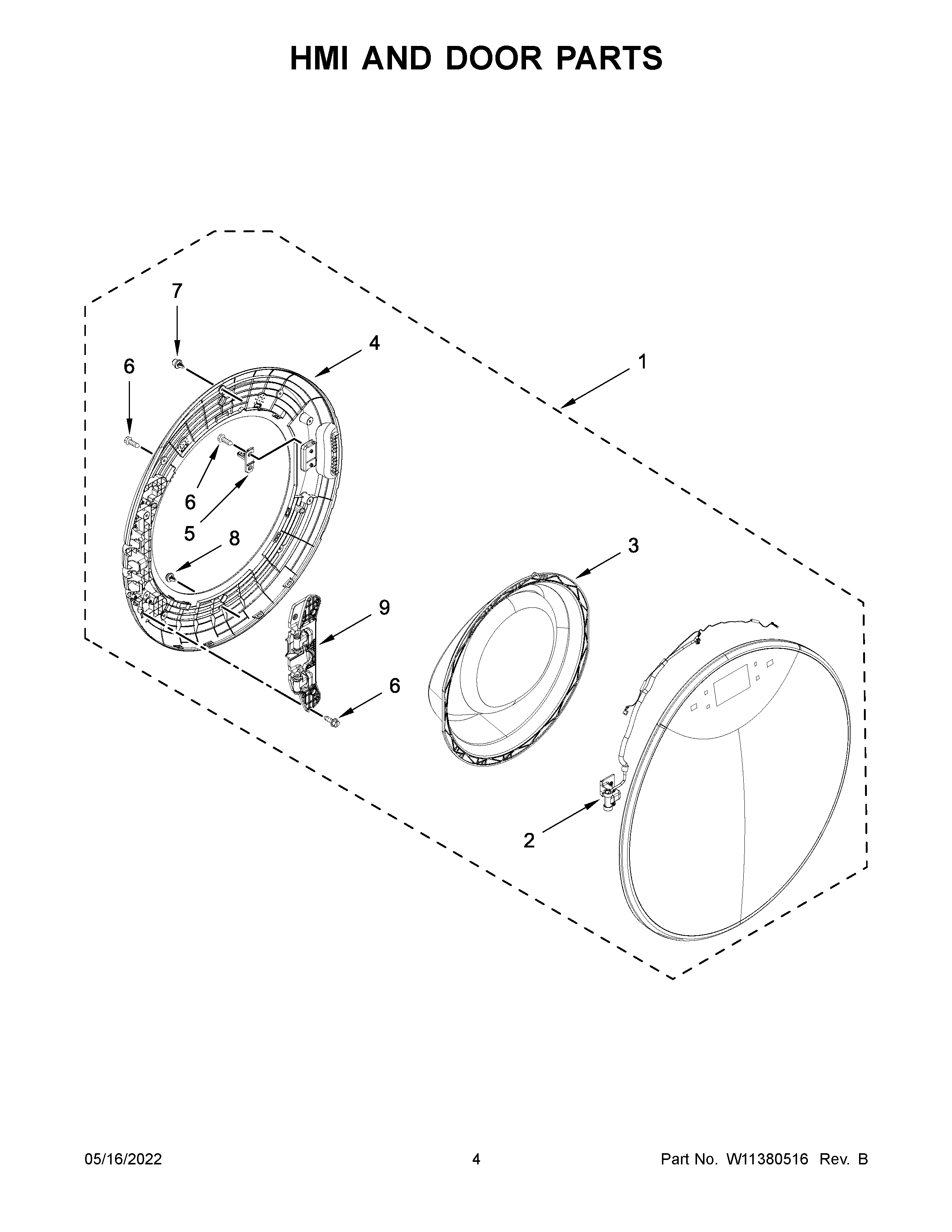 Hmi and door parts