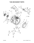Tub and basket parts