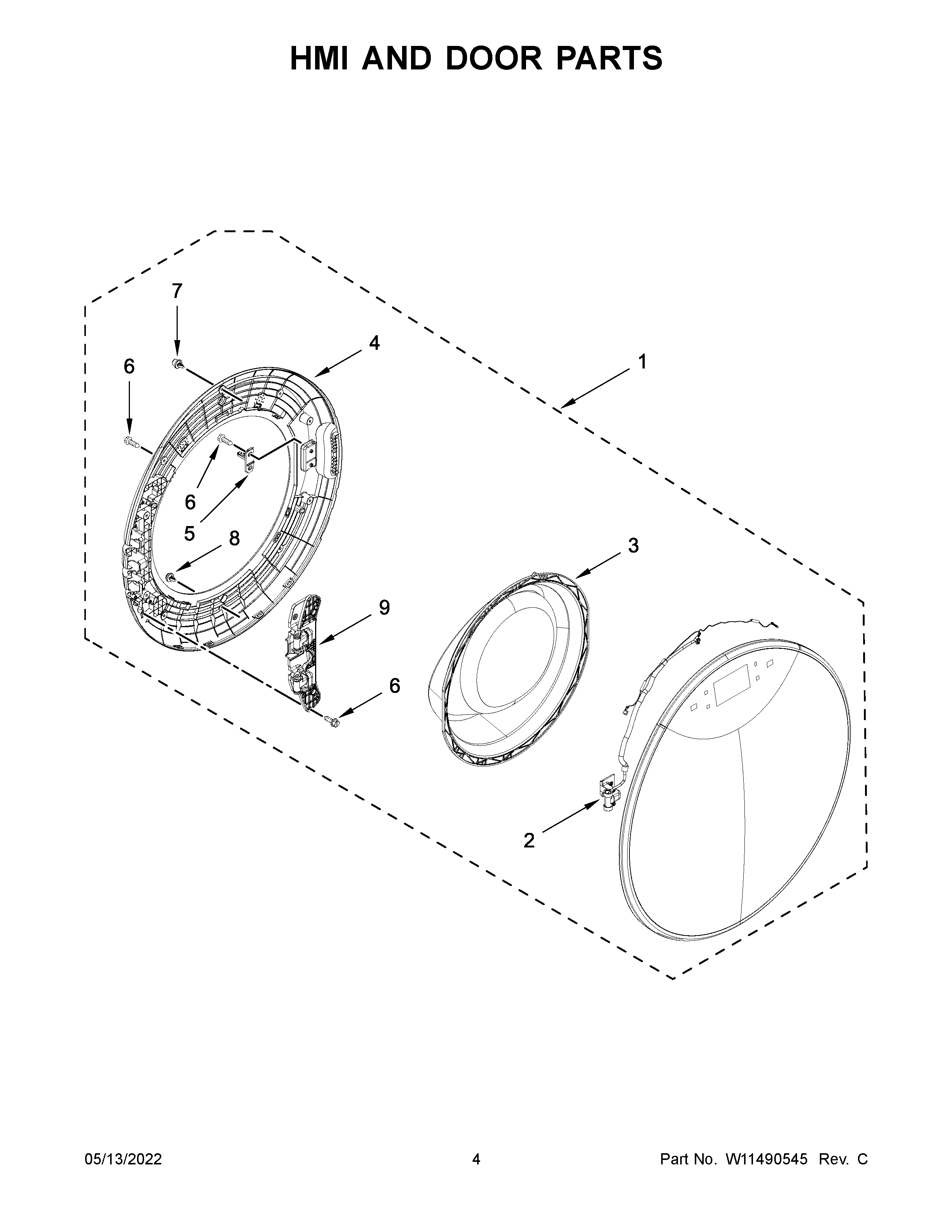 Hmi and door parts