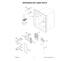 Maytag MFI2570FEZ11 refrigerator liner parts diagram