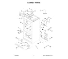 Whirlpool WRF767SDHV04 cabinet parts diagram