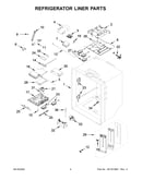 Refrigerator liner parts
