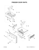 Freezer door parts