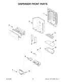 Dispenser front parts