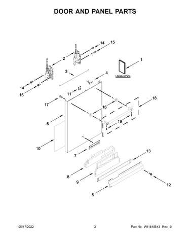 Door and panel parts