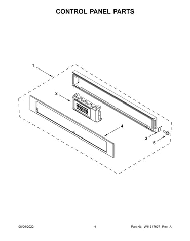 Control panel parts