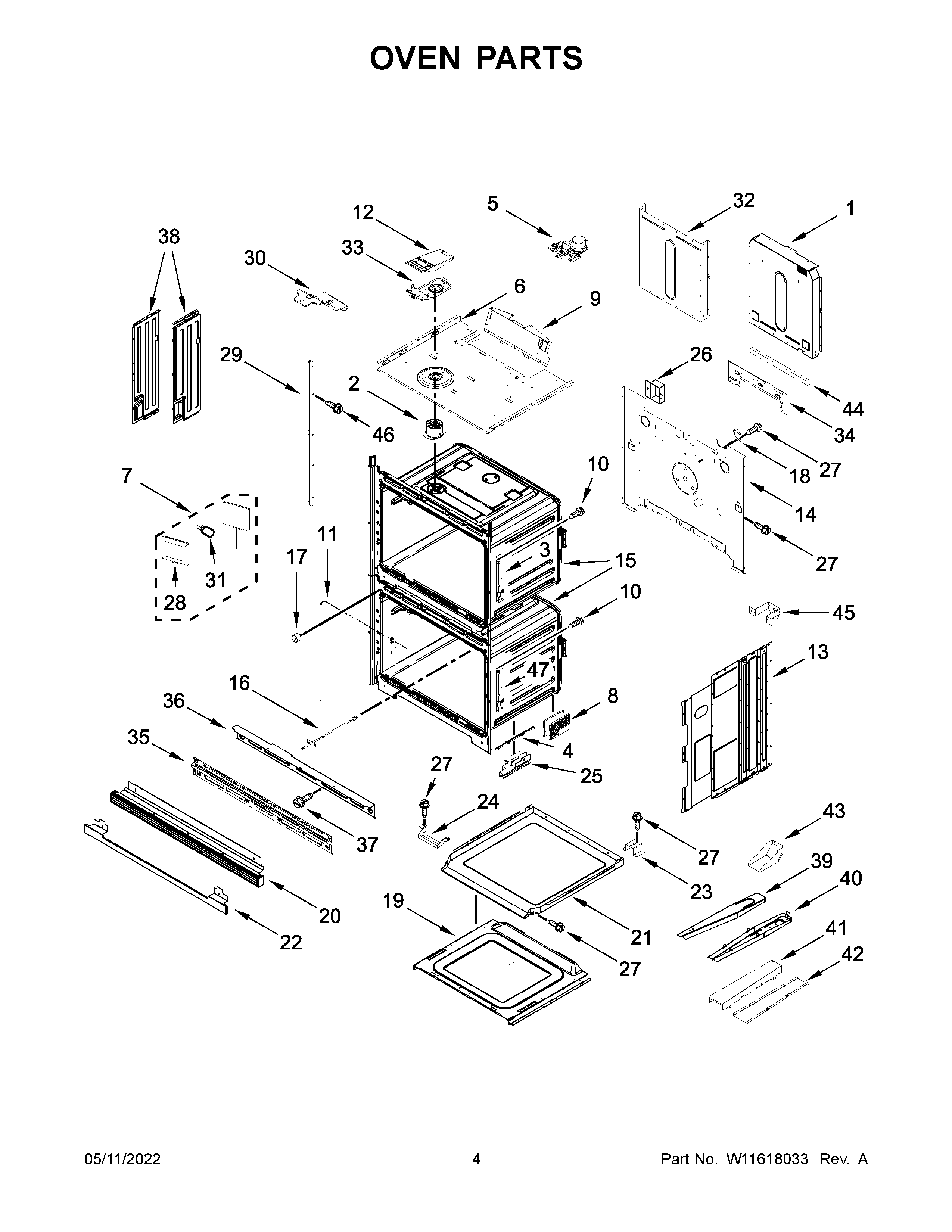 Oven parts