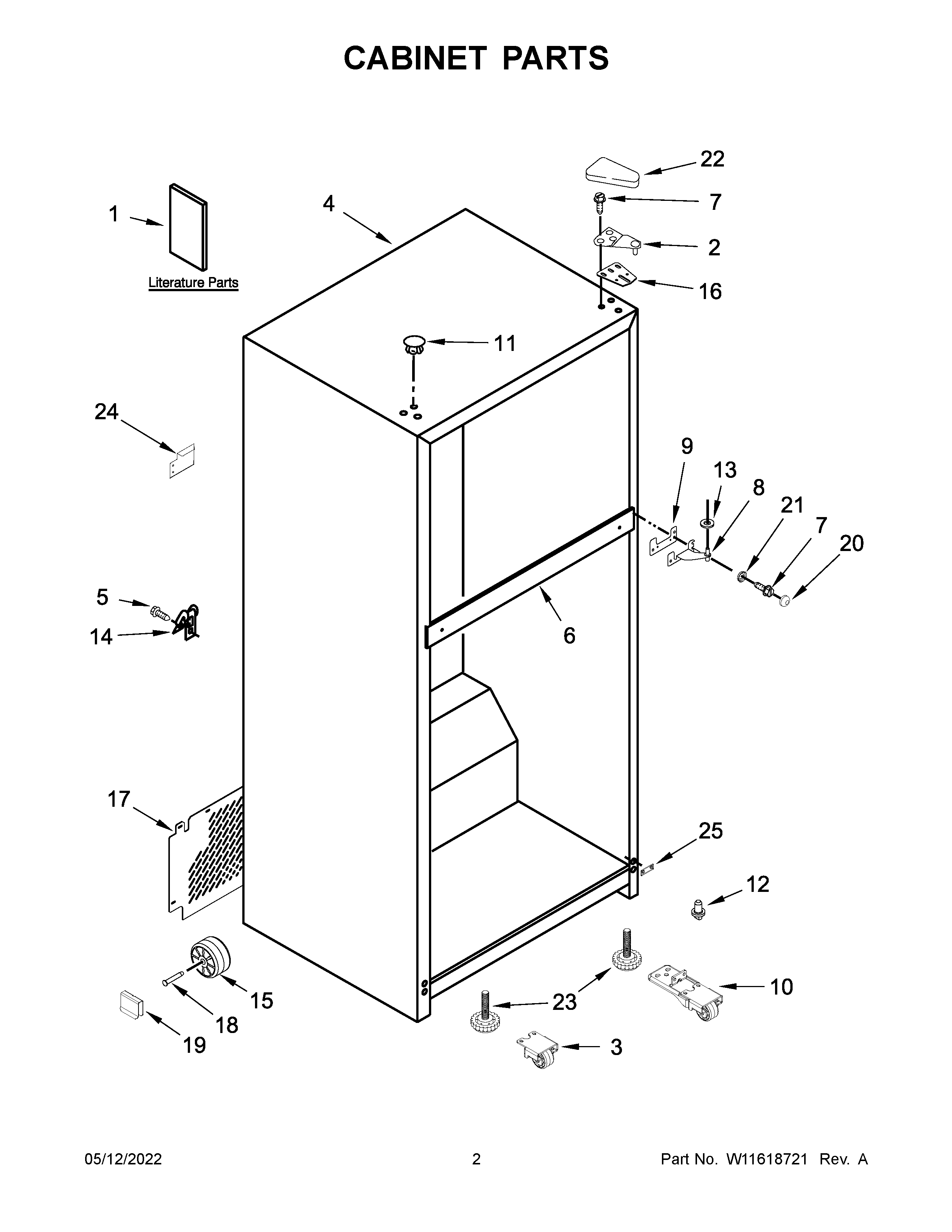 Cabinet parts