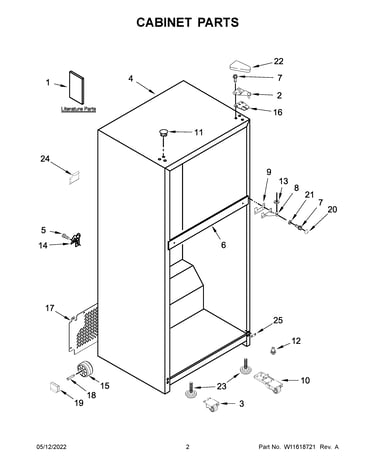 Cabinet parts