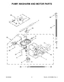 Pump, washarm and motor parts