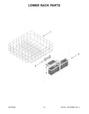 Lower rack parts