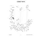 Whirlpool WRS311SDHM09 cabinet parts diagram