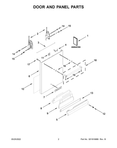 Door and panel parts
