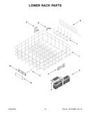 Lower rack parts