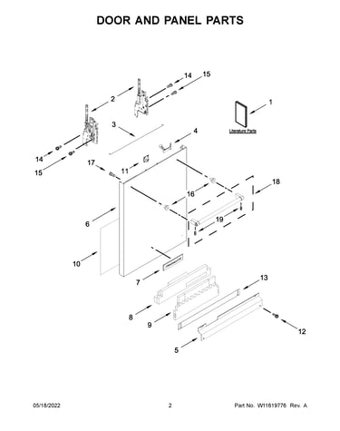 Door and panel parts
