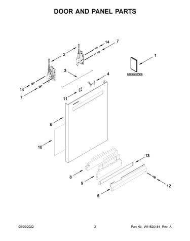 Door and panel parts