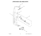 Maytag MDB9959SKZ1 upper wash and rinse parts diagram