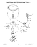 Gearcase, motor and pump parts