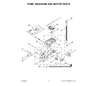 Maytag MDB7959SKZ1 pump, washarm and motor parts diagram