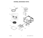 KitchenAid KOCE900HBS20 internal microwave parts diagram