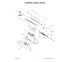 Whirlpool WOS31ES7JS20 control panel parts diagram