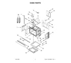 Whirlpool WOS31ES7JS20 oven parts diagram