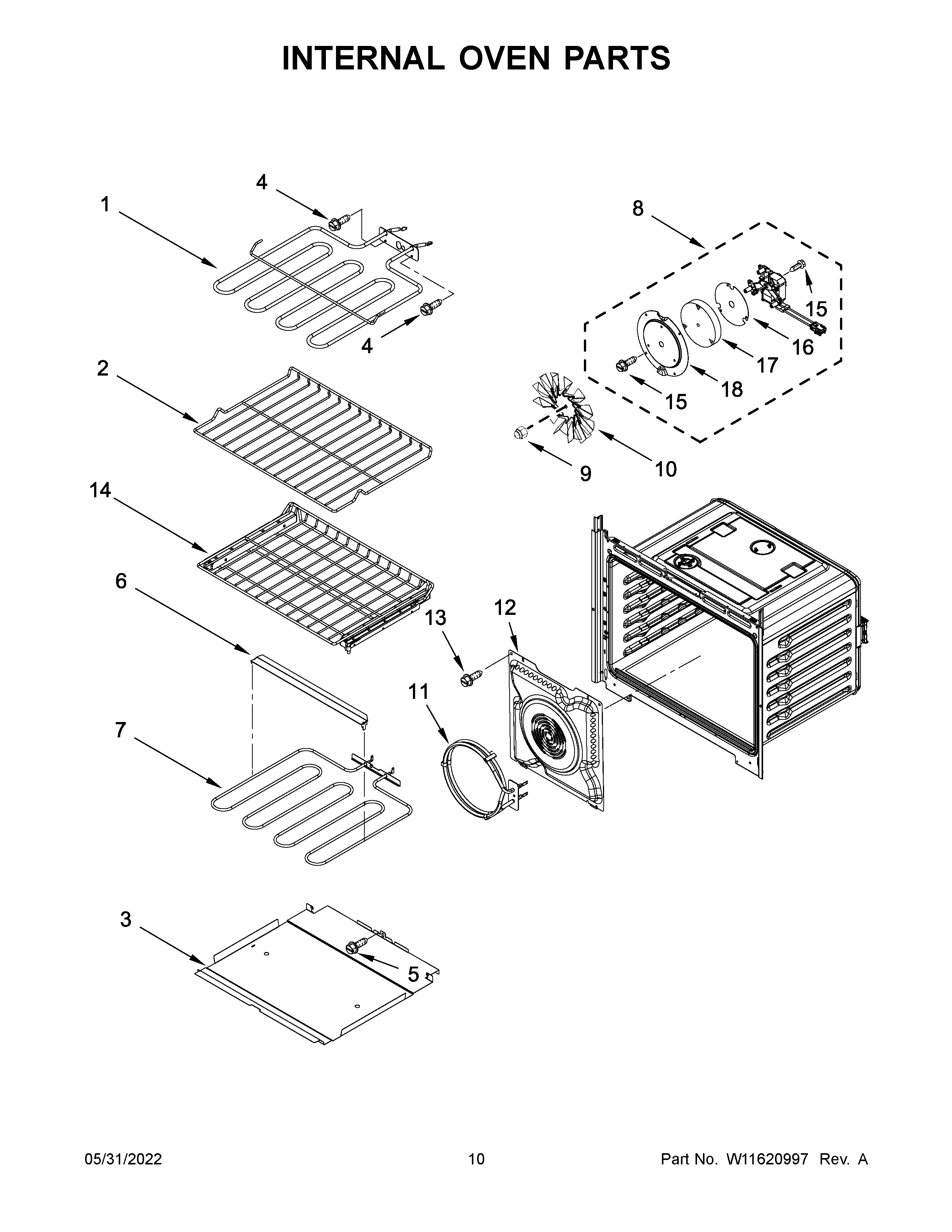 INTERNAL OVEN PARTS