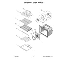 Maytag MEW9627FZ20 internal oven parts diagram