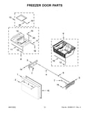Freezer door parts