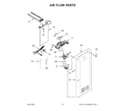 KitchenAid KRSC703HPS04 air flow parts diagram