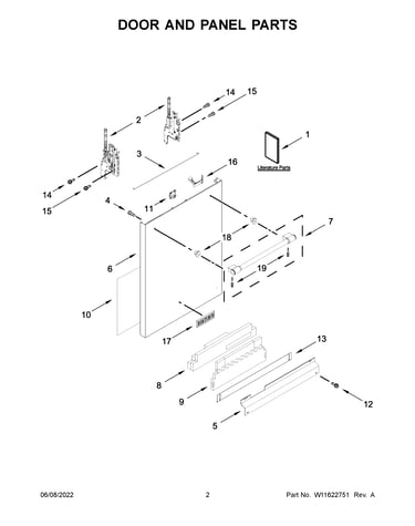 Door and panel parts