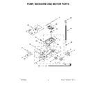 Maytag MDB9979SKZ1 pump, washarm and motor parts diagram