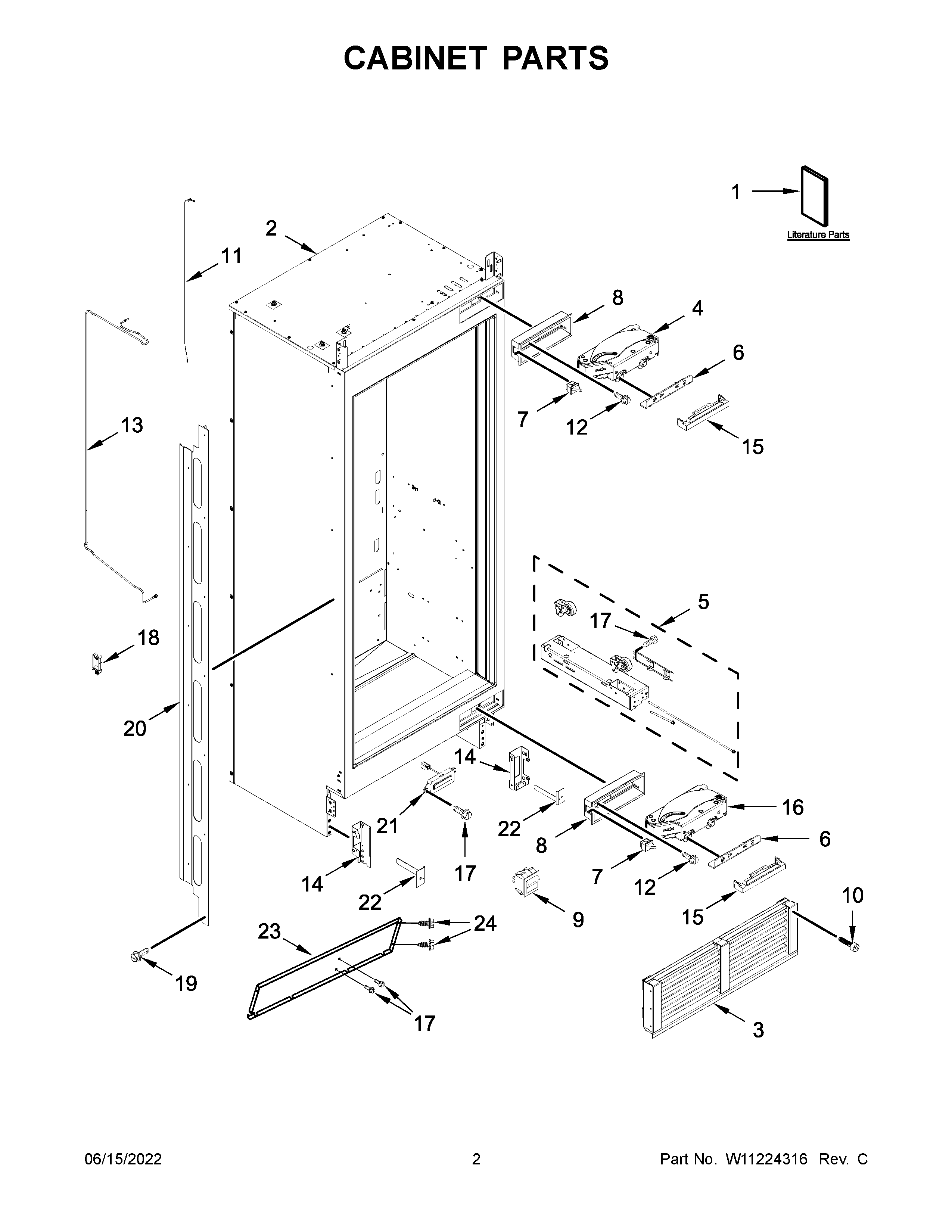 CABINET PARTS