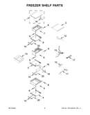 Freezer shelf parts