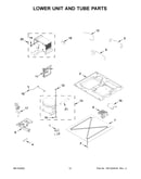 Lower unit and tube parts