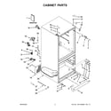 Whirlpool WRF560SEHZ00 cabinet parts diagram