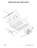 Upper rack and track parts