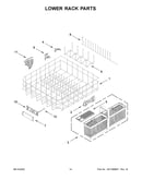 Lower rack parts