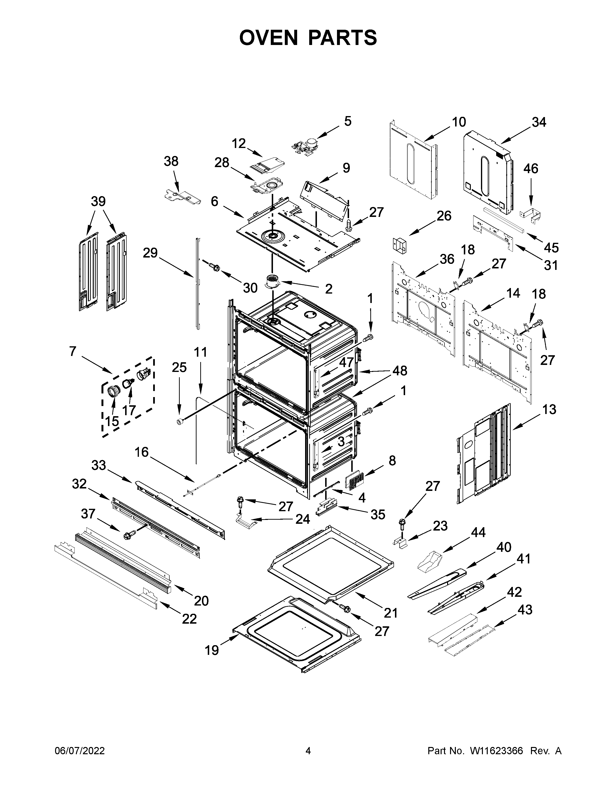 Oven parts