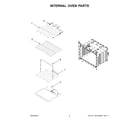 Whirlpool WOC54EC7HS20 internal oven parts diagram