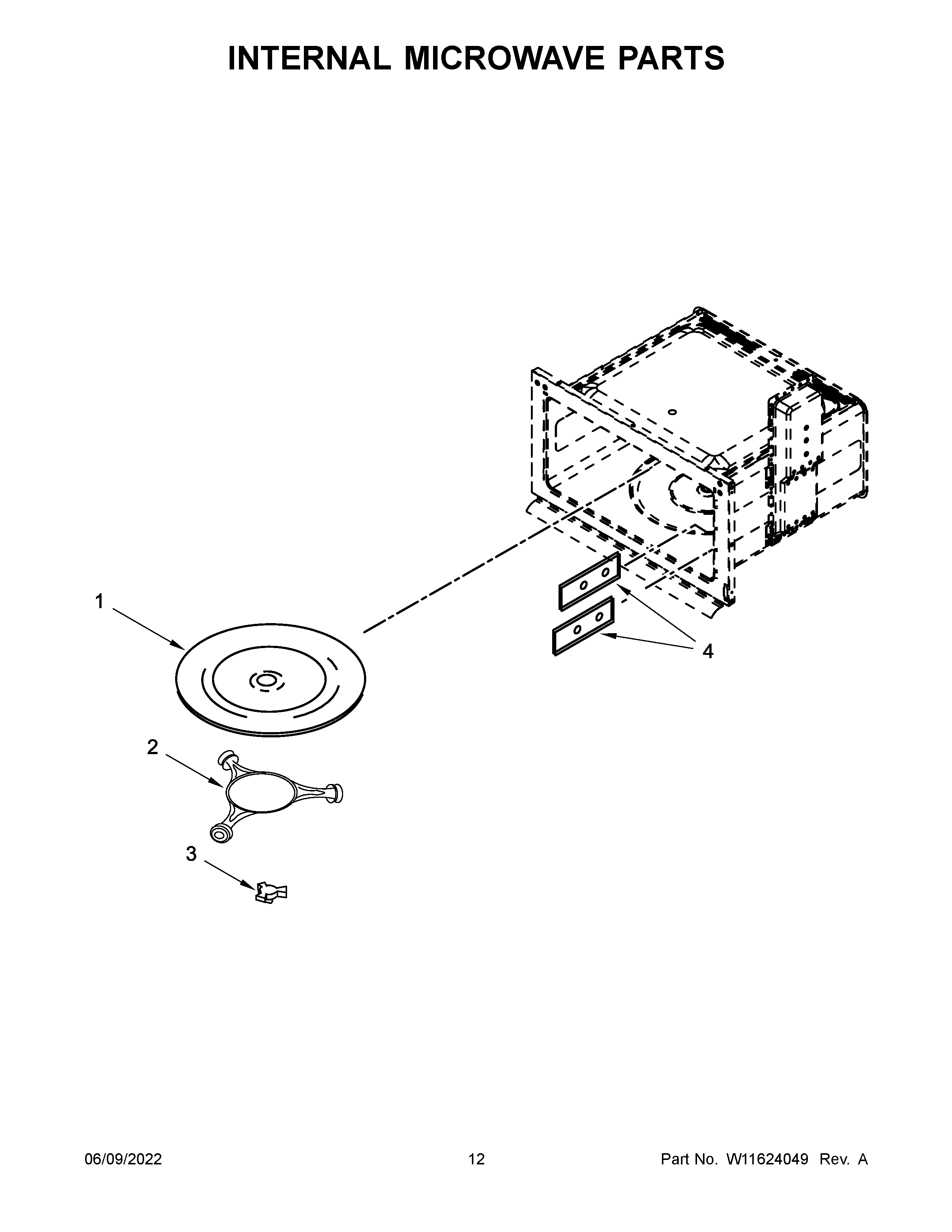 Internal microwave parts