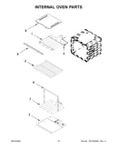 Internal oven parts