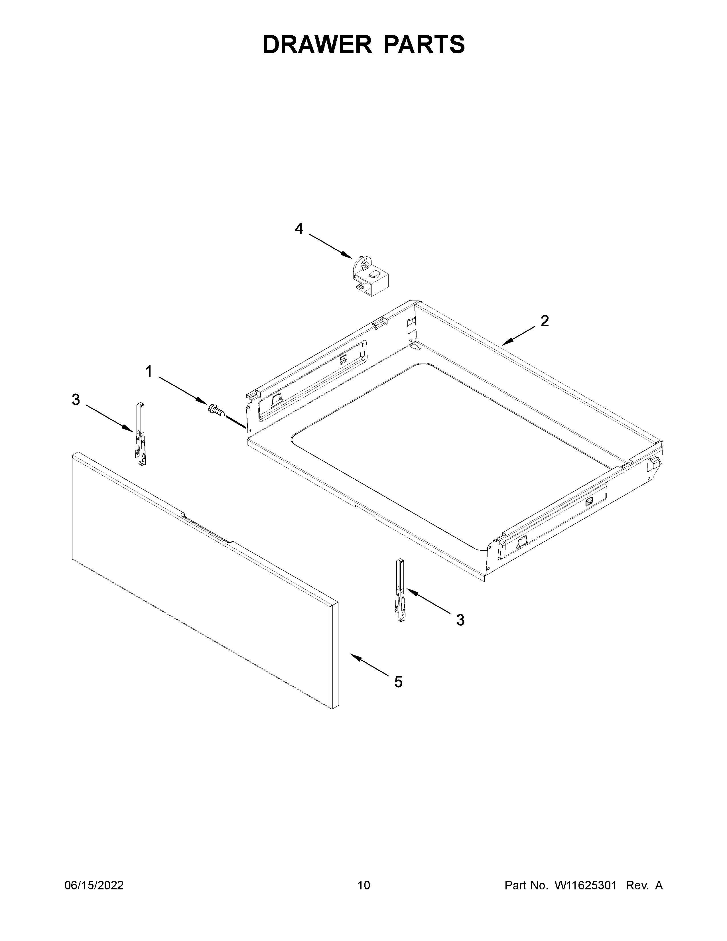 Drawer parts