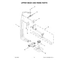 Jenn-Air JDPSS246LL1 upper wash and rinse parts diagram