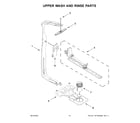 Jenn-Air JDPSS244LL2 upper wash and rinse parts diagram