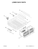 Lower rack parts