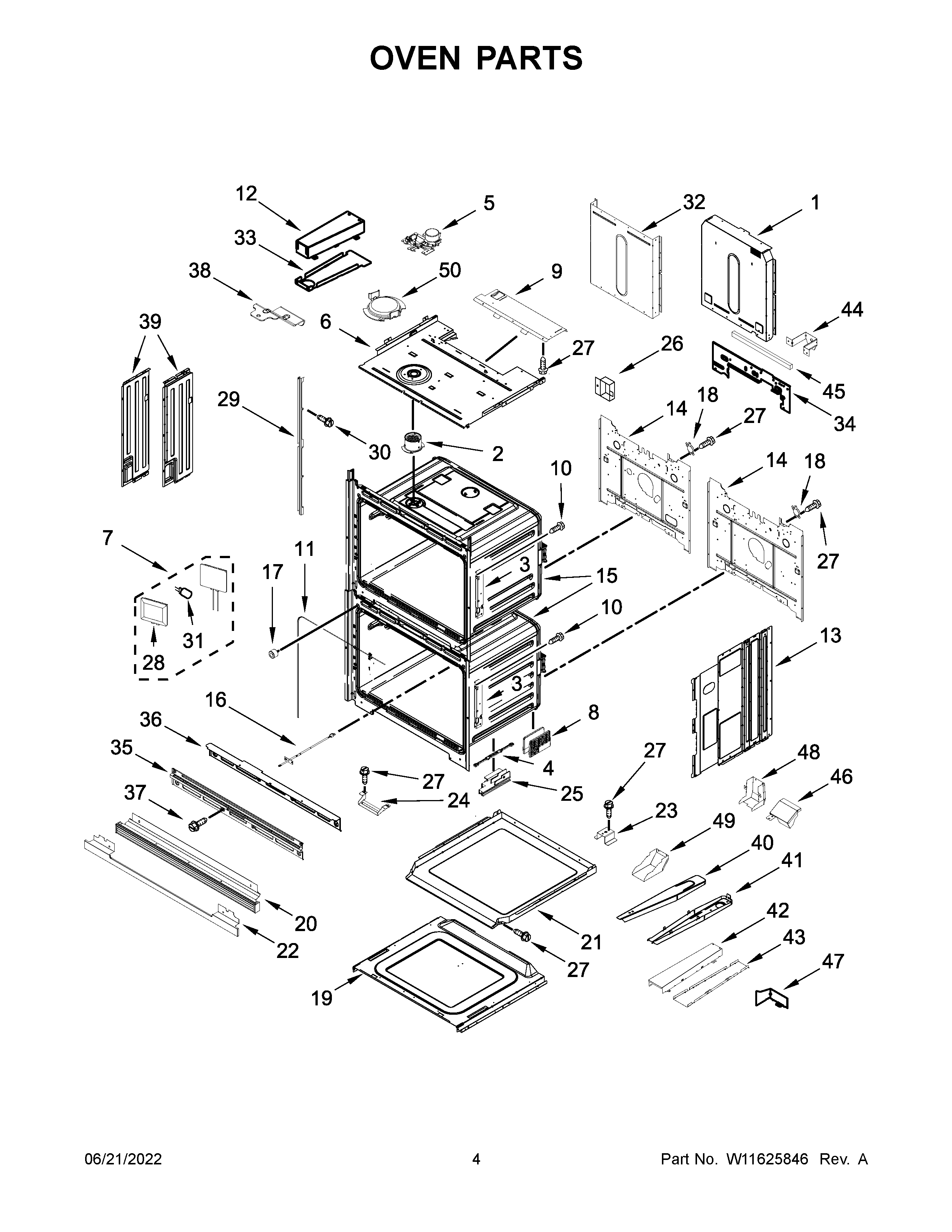 Oven parts